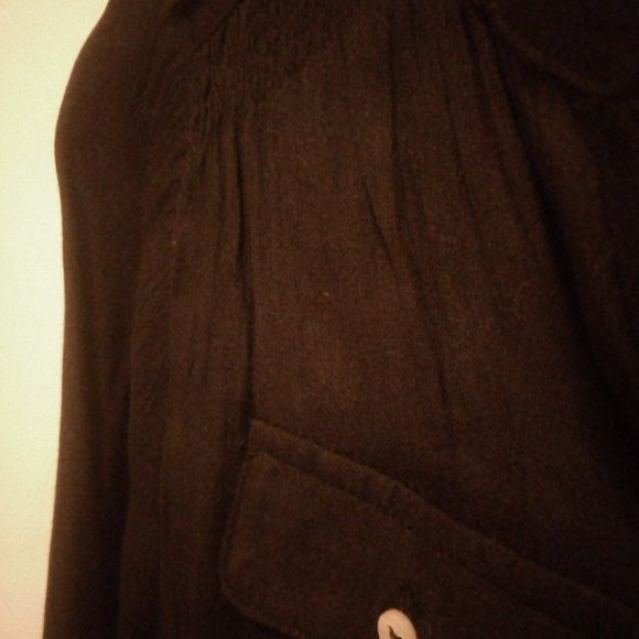 GORGEOUS Black Boho Blouse - Picture 4 of 5